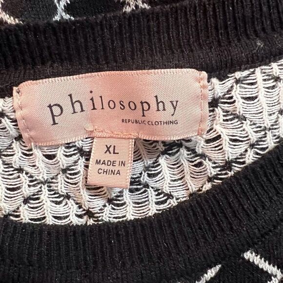 Philosophy thinner sweater.   - Picture 5 of 7